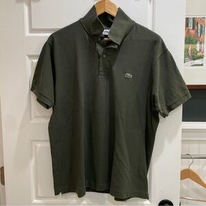 Lacoste Ladies Fit Polo Olive Green XL